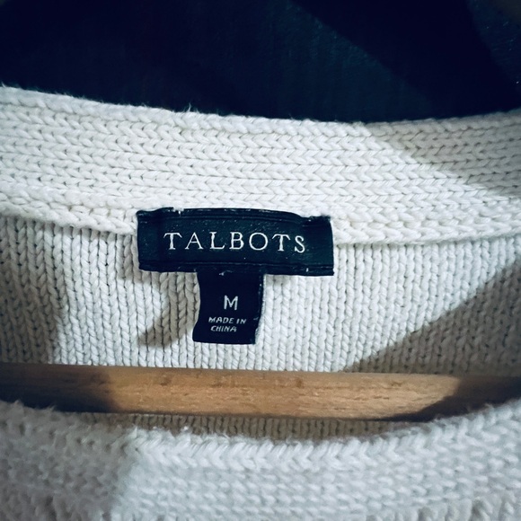 Talbots anchor design‎ sweater button details, size medium - Picture 3 of 6